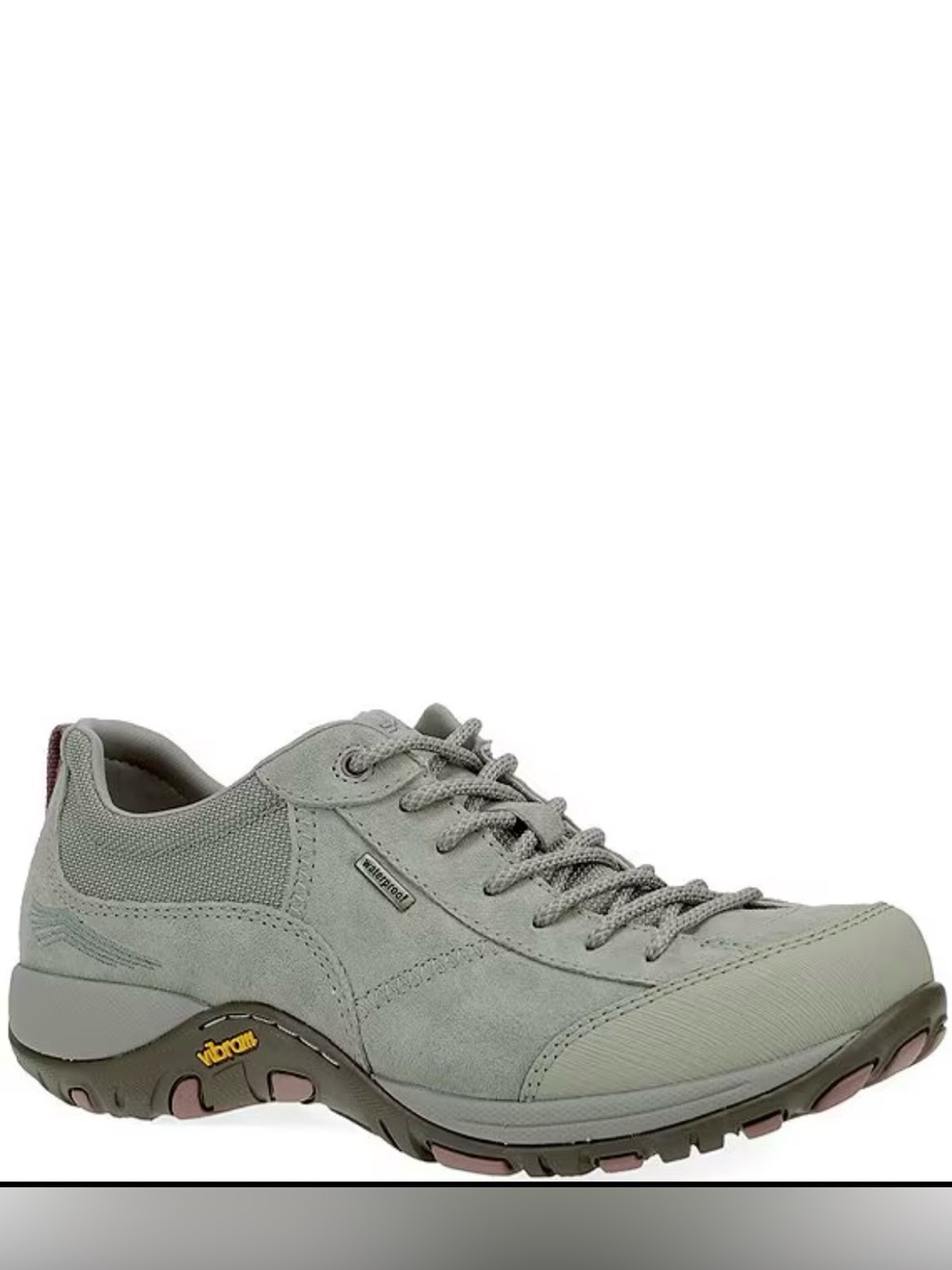 Dansko Paisley Waterproof Suede Sneakers Sage Green EU 39, W 8.5 Walking Shoes